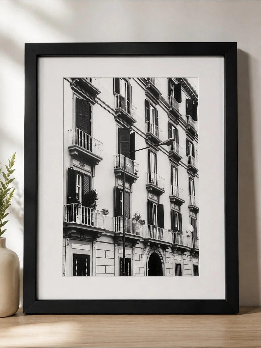 Hobby Lobby Black Framed Architectural Photo Print